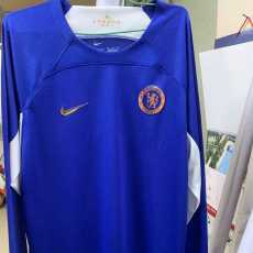2023/24 CHE Home Blue Fans Long Sleeve Soccer jersey