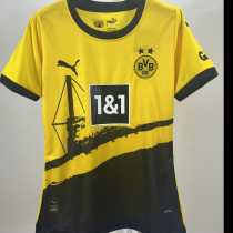 2023/24 Dortmund Home Yellow Fans Women Soccer jersey