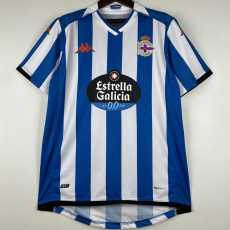 2023/24 Deportivo La Coru?a Home Blue Fans Soccer jersey