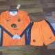 2023/24 INT 3RD Orange Fans Long Sleeve Men Sets Soccer jersey