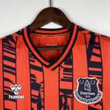 2023/24 Everton Away Orange Fans Soccer jersey