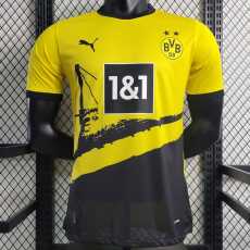 2023/24 Dortmund Home Yellow Player Soccer jersey
