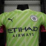 2023/24 Man City Green Player Training Shirts