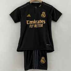 2023/24 R MAD 3RD Black Fans Kids Soccer jersey
