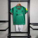2023/24 Newcastle Away Green Fans Kids Soccer jersey