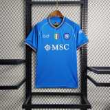 2023/24 Napoli Home Blue Fans Soccer jersey