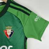 2023/24 Osasuna 3RD Green Fans Kids Soccer jersey