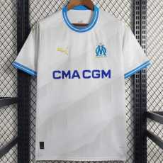 2023/24 Marseille Home White Fans Soccer jersey