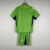 2023/24 Man Utd GKG Green Fans Kids Soccer jersey
