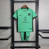 2023/24 A MAD 3RD Green Fans Kids Soccer jersey