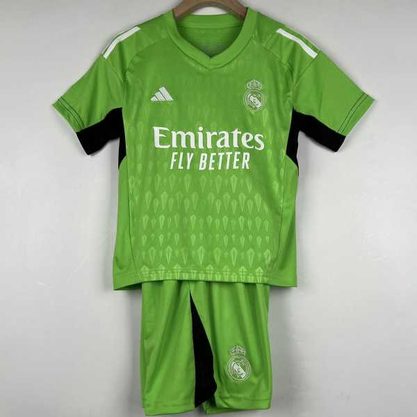 2023/24 R MAD GKG Green Fans Kids Soccer jersey