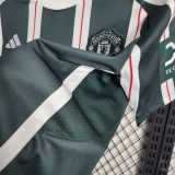 2023/24 Man Utd Away Green Fans Soccer jersey