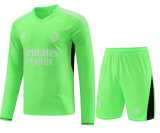 2023/24 R MAD GKG Green Fans Long Sleeve Men Sets Soccer jersey