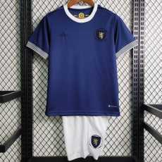 2023/24 Scotland Commemorative Edition Dark Blue Fans Kids Soccer jersey