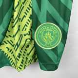 2023/24 Man City GKG Green Fans Kids Soccer jersey