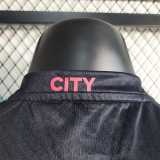 2023/24 Man City 3RD Black Player Soccer jersey