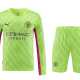 2023/24 Man City GKG Green Fans Long Sleeve Men Sets Soccer jersey
