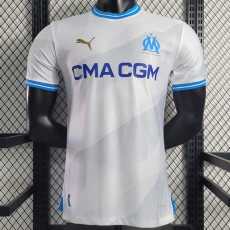 2023/24 Marseille Home White Player Soccer jersey