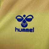 2023/24 UD Las Palmas Home Yellow Fans Kids Soccer jersey