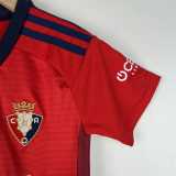 2023/24 Osasuna Home Red Fans Kids Soccer jersey