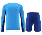 2023/24 R MAD GKL Blue Fans Long Sleeve Men Sets Soccer jersey