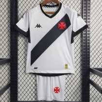 2023/24 Vasco da Away White Fans Kids Soccer jersey