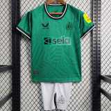 2023/24 Newcastle Away Green Fans Kids Soccer jersey