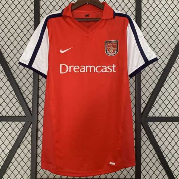 2001/02 ASN Home Red Retro Soccer jersey