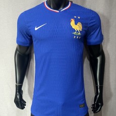 2024 France Home Blue Player Soccer jersey