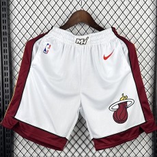 2023 HEAT White NBA Pants