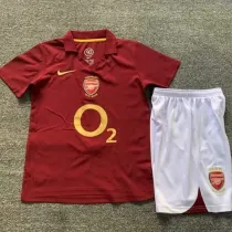 2005/06 ASN Home Red Retro Kids Soccer jersey