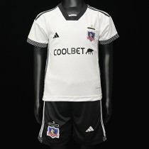 2024/25 Colo-Colo Home White Fans Kids Soccer jersey