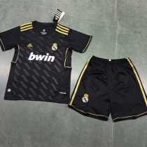 2011/12 R MAD Away Black Retro Kids Soccer jersey