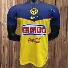 2011/12 Club America Home Yellow Retro Soccer jersey
