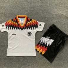 1994 Germany Home White Retro Kids Soccer jersey