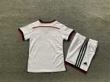 2014 Germany Home White Retro Kids Soccer jersey