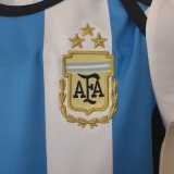 2022 Argentina Home Blue Baby Jersey