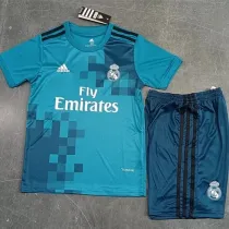 2017/18 R MAD 3RD Blue Retro Kids Soccer jersey