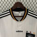 1996 Germany Home White Retro Soccer jersey