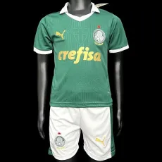 2024/25 Palmeiras Home Green Fans Kids Soccer jersey