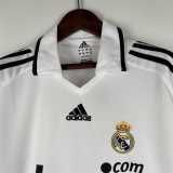 2008/09 R MAD Home White Retro Soccer jersey