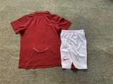 2005/06 ASN Home Red Retro Kids Soccer jersey