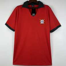 1972 Portugal Home Red Retro Soccer jersey