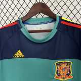 2010 Spain GKG Green Retro Soccer jersey