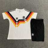 1990 Germany Home White Retro Kids Soccer jersey