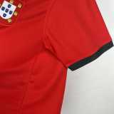 1972 Portugal Home Red Retro Soccer jersey