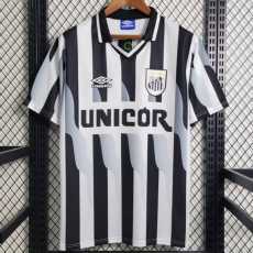 1998 Santos FC Away Black Retro Soccer jersey
