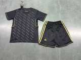 2011/12 R MAD Away Black Retro Kids Soccer jersey