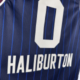 2023 HALIBURTON #0 ALL-STAR Dark Blue NBA Jerseys