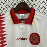 1994 Spain Away White Retro Soccer jersey
